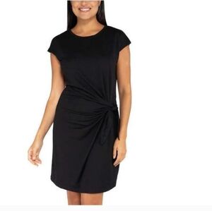 Nicole Miller tie knot dress in black size medium